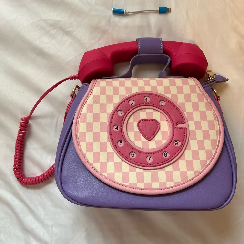 RING RING PHONE PURSE *UNTESTED* NEW HANDSET